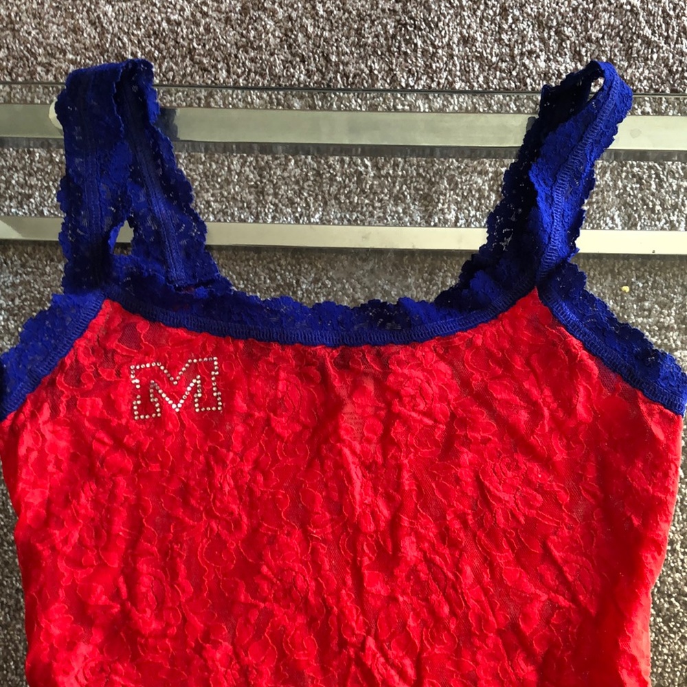 🖤 HANKY PANKY SPANDEX LACE CAMISOLE - Picture 3 of 7